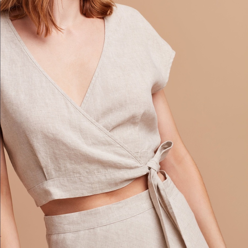 Aimee Linen Blouse